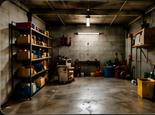 Keller und Garage