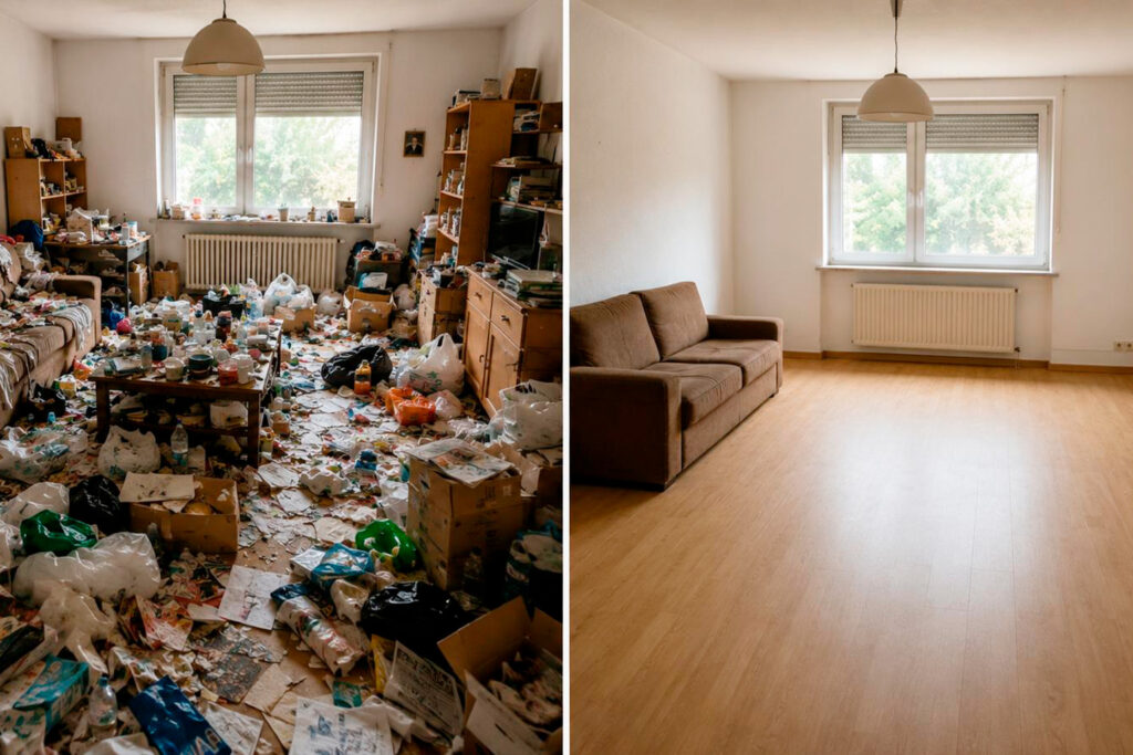 Messi-Wohnzimmer